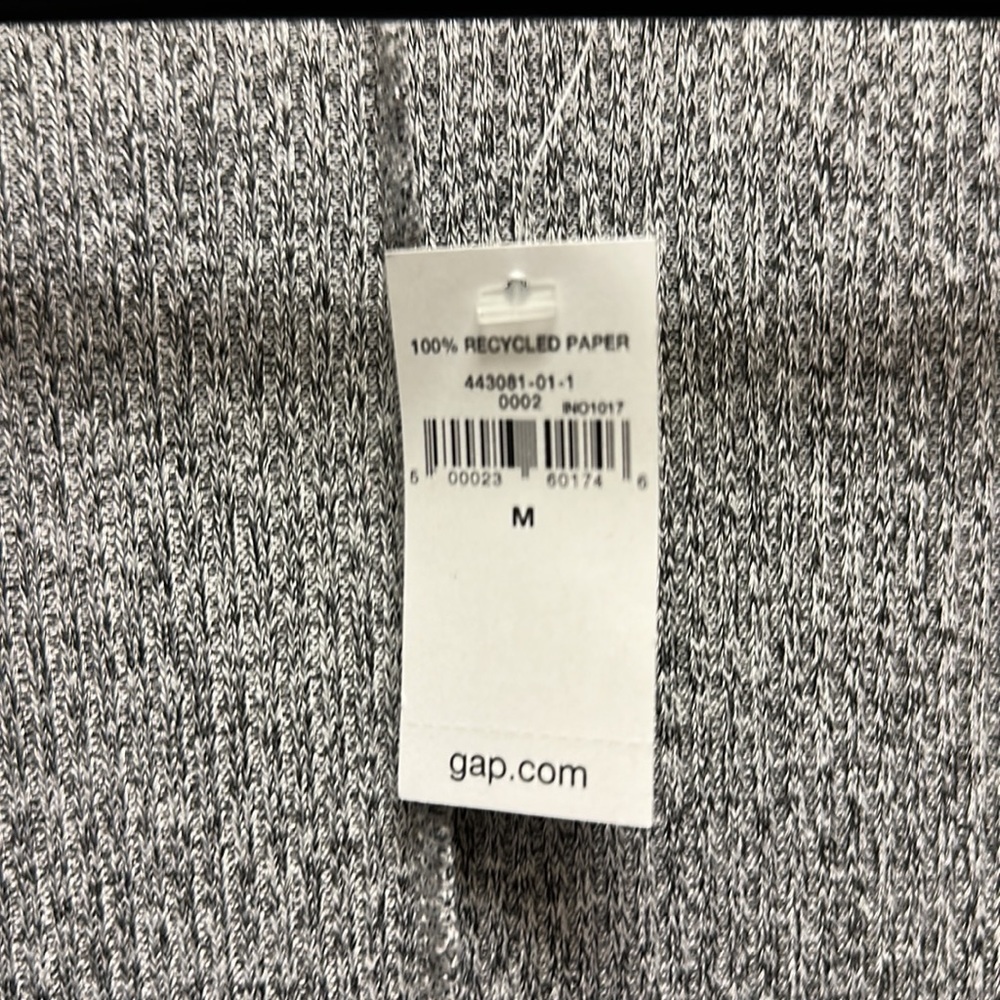 Cascade Drape Front  Ribbed Cardigan - Picture 3 of 7